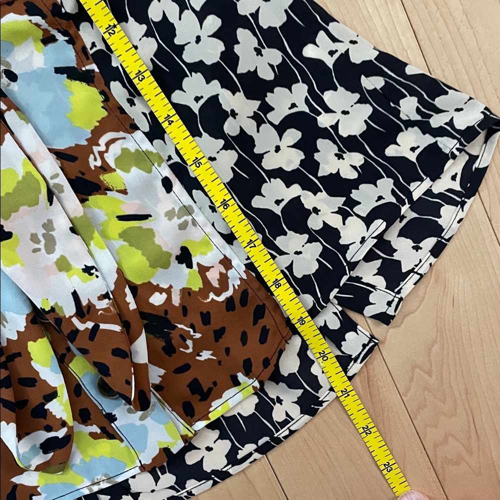 CAbi Patchwork Heart and Floral Pattern Blouse XS - image 6